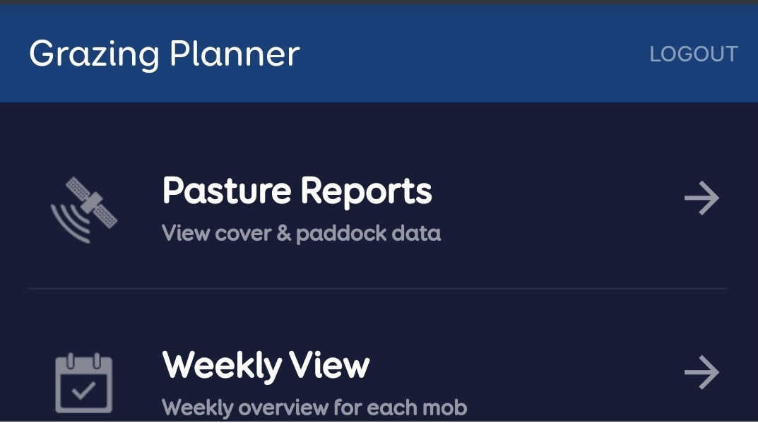 Grazing Planning Mobile App